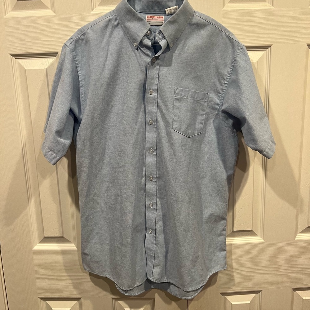 Culwell and son  Light Blue Casual Button Down Shirt
